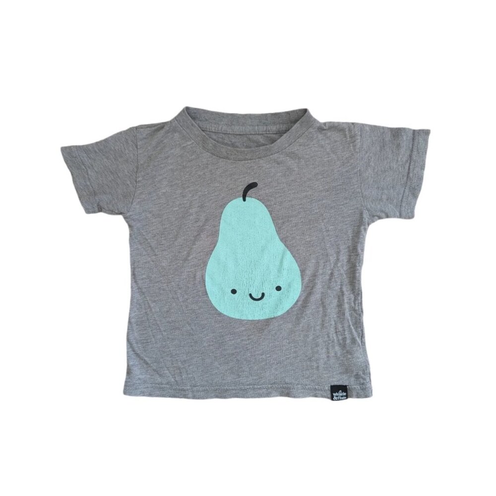 🇨🇦 Whistle & Flute Pear Grey T-Shirt 1-2yrs